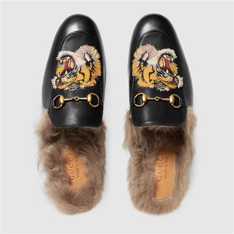 gucci princetown tiger slipper|gucci princetown slippers nordstrom.